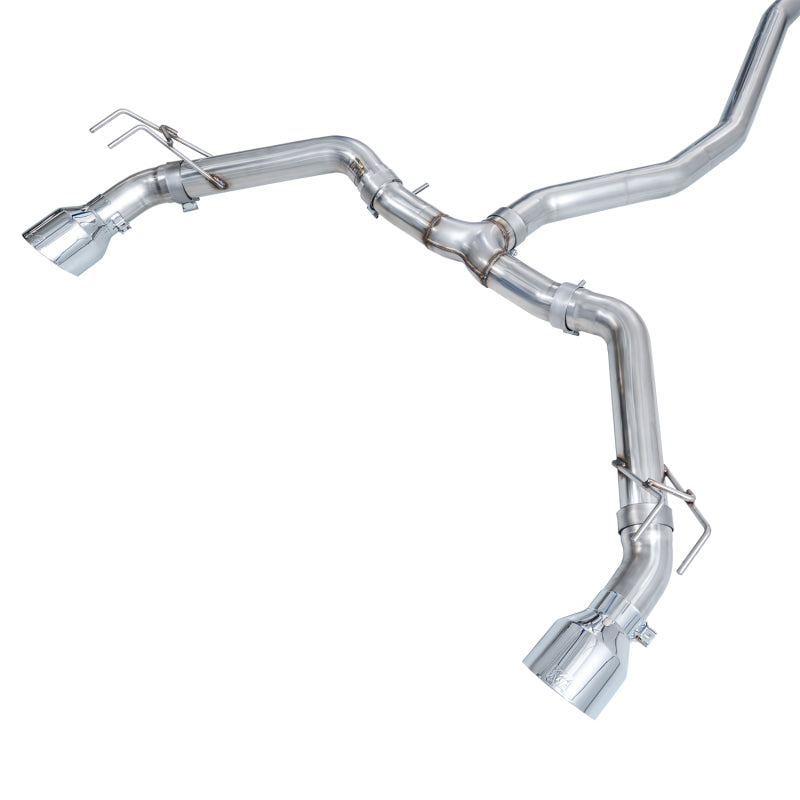 AWE Tuning 22+ Honda Civic Si/Acura Integra Track Edition Catback Exhaust - Dual Chrome Silver Tips-SR1 Performance