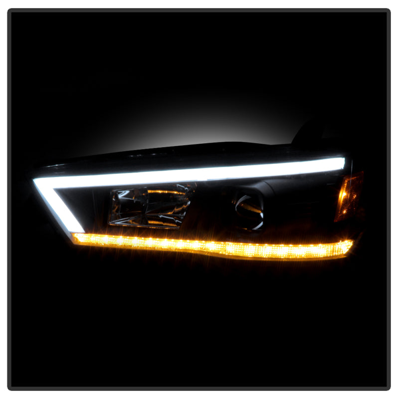 Spyder 14-20 Toyota 4Runner Projector Headlights w/Seq. LED Turn Sig. LED White Light Bar Park Light-SR1 Performance