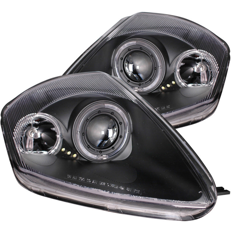 ANZO 2000-2005 Mitsubishi Eclipse Projector Headlights w/ Halo Black-SR1 Performance
