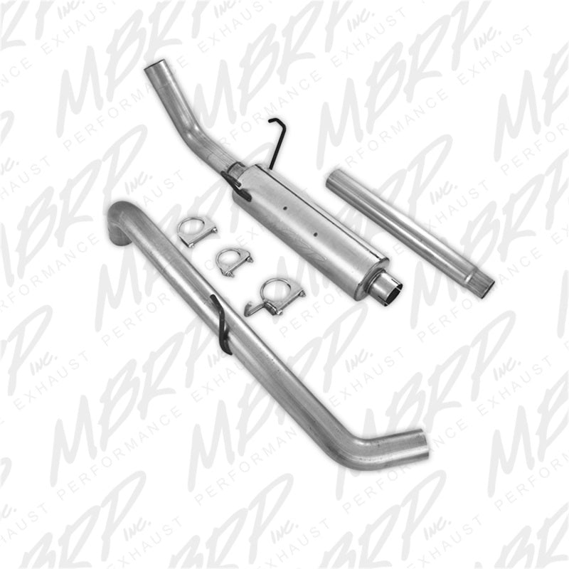 MBRP 2004-2005 Dodge Ram Hemi 1500 5.7L SC/CC-SB Cat Back Single Side AL P Series Exhaust-SR1 Performance