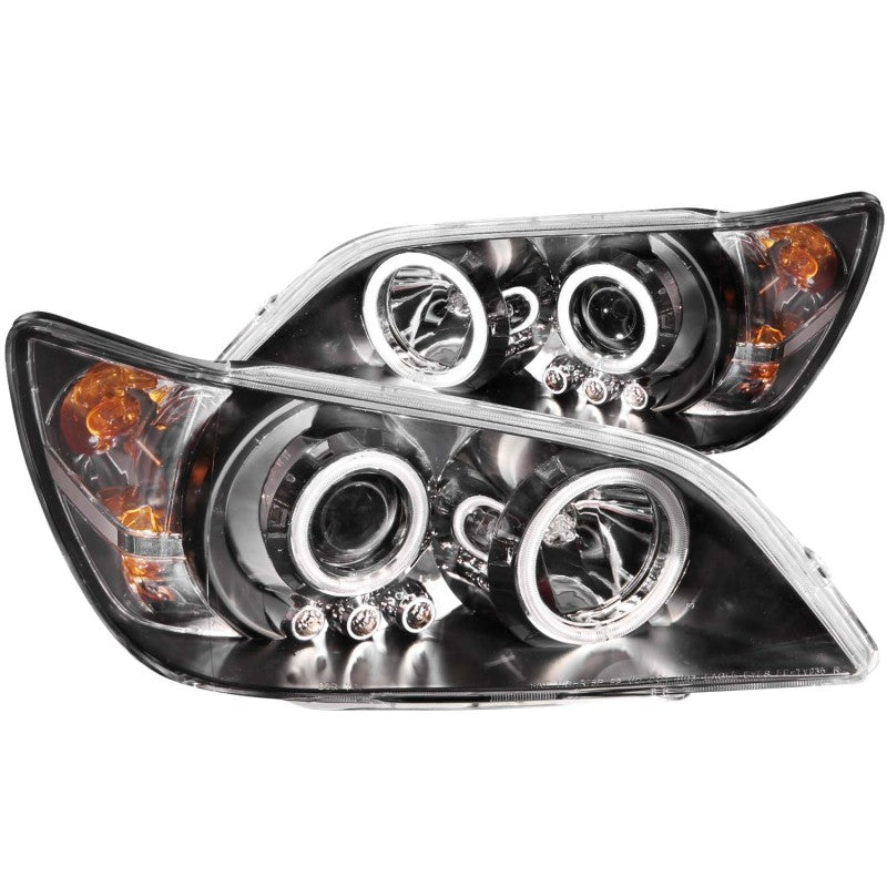 ANZO 2001-2005 Lexus Is300 Projector Headlights w/ Halo Black-SR1 Performance