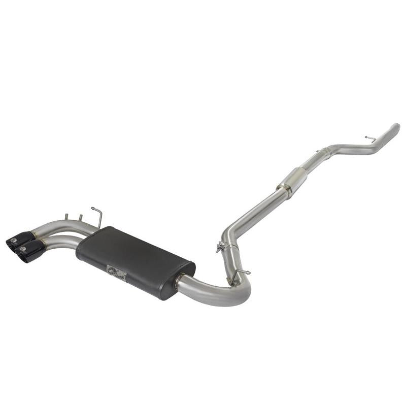 aFe MACHForce XP Exhausts Cat-Back SS-304 w/ Black Tips 12-16 BMW 328i/428i (F30/F32) (t) N20-SR1 Performance