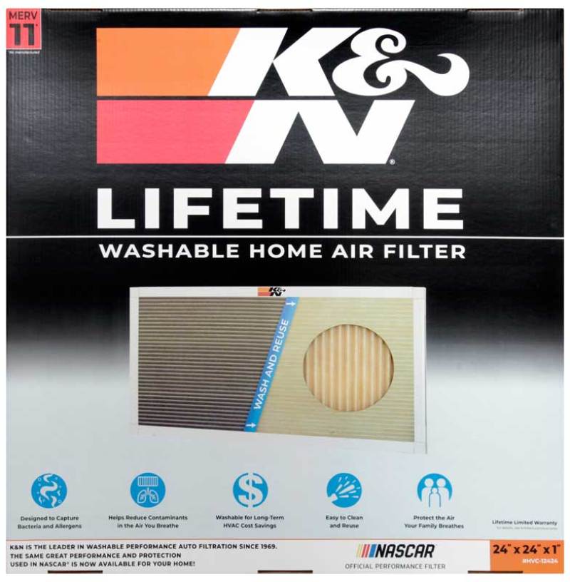 K&N HVAC Filter - 24 x 24 x 1-SR1 Performance