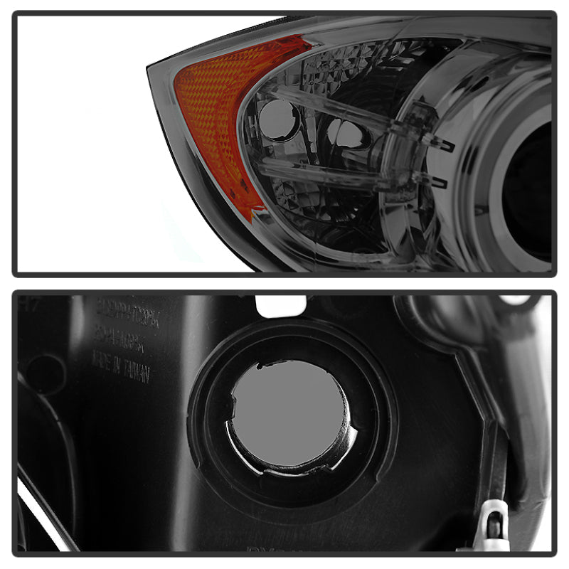 Spyder BMW E90 3-Series 06-08 (4 dr) Proj LED Halo Amber Reflctr Rplc Bulb Smke PRO-YD-BMWE9005-AM-S-SR1 Performance