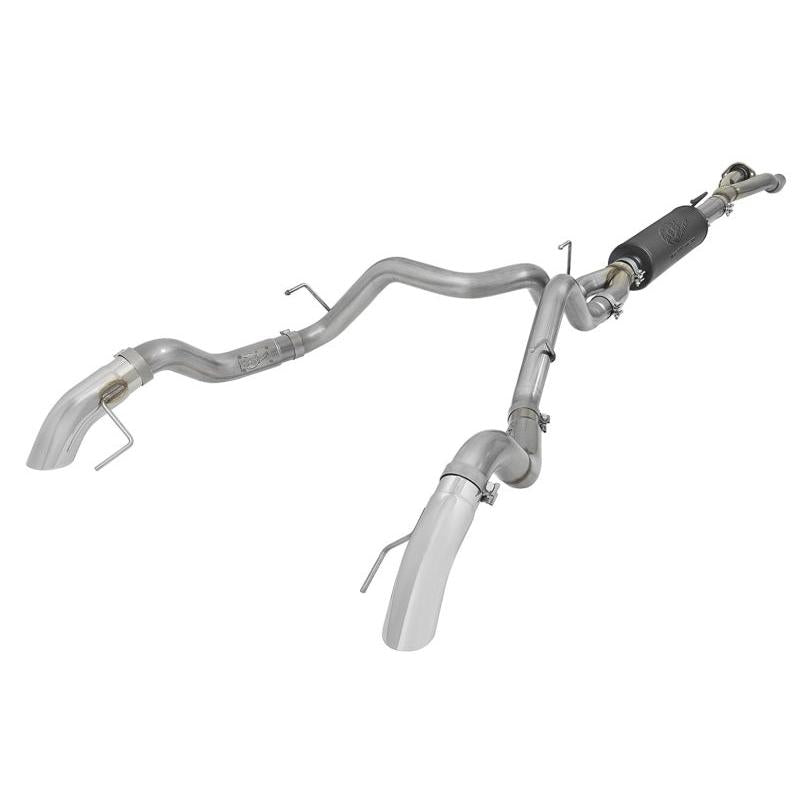 aFe MACH Force-XP Cat-Back Exhaust w/ Dual Hi-Tuck Pol Tips 17-18 Ford F-150 Raptor V6-3.5L-SR1 Performance