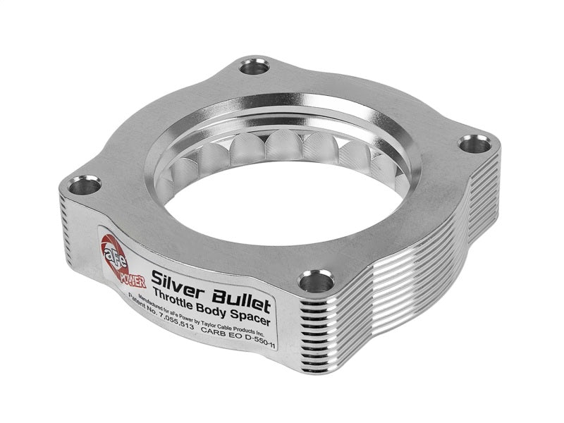 aFe Silver Bullet Throttle Body Spacer N62 Only BMW (E53) 04-09 5series (E60) 04-09 6series (E63/64)-SR1 Performance
