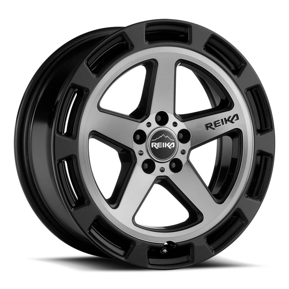 R Teton Black Machined Face 17x7