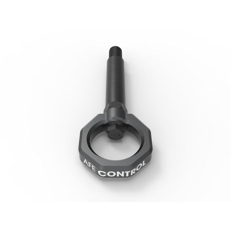 aFe Control Rear Tow Hook Grey BMW F-Chassis 2/3/4/M-SR1 Performance