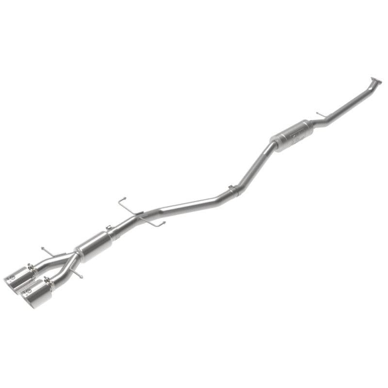 aFe Takeda 2.5in 304SS Cat-Back Exhaust System w/ Polished Tips 17-20 Honda Civic Si Sedan I4 1.5L-SR1 Performance