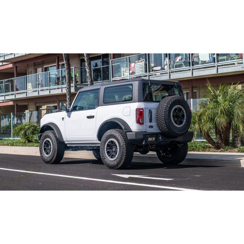 Borla 21-22 Ford Bronco 2.7L V6 4WD ATAK Axle Back Exhaust w/ Bright Chrome Tips-SR1 Performance