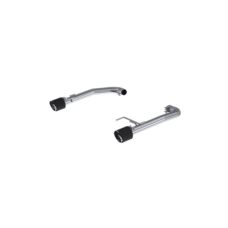 MBRP 15-23 Ford Mustang 2.3L EcoBoost T304 2.5in Axle Back w/ Dual CF SS Tips - T304 (Race Version)-SR1 Performance