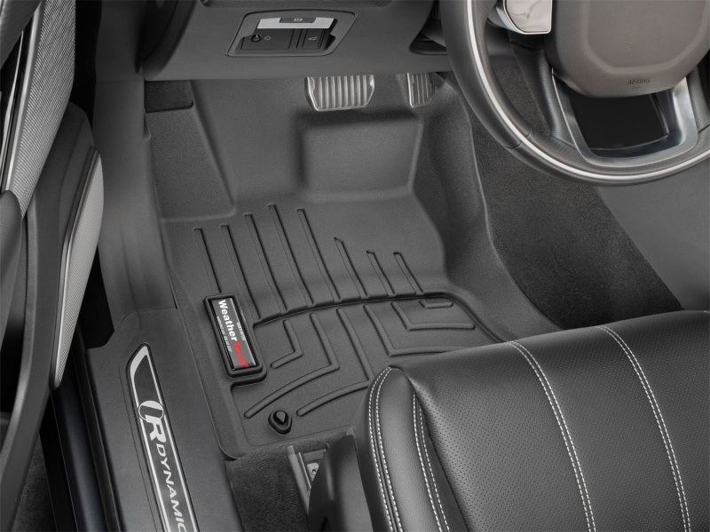 WeatherTech Front FloorLiner DigitalFit for 2017-2018 Jaguar F-Pace in Black, Part #449631