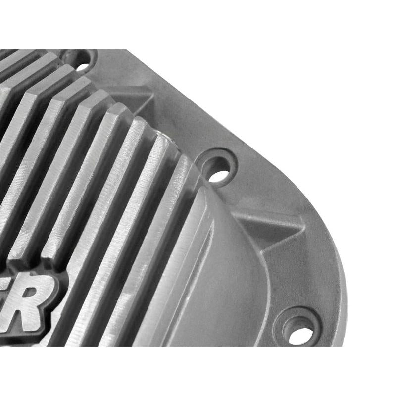 afe Front Differential Cover (Raw; Street Series); Ford Diesel Trucks 94.5-14 V8-7.3/6.0/6.4/6.7L-SR1 Performance