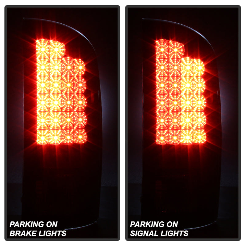 Spyder Dodge Ram 02-06 1500/Ram 2500/3500 03-06 LED Tail Light Black ALT-YD-DRAM02-LED-BK-SR1 Performance
