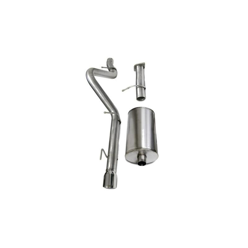 Corsa 2006-2008 Chevrolet Trailblazer SS 6.0L V8 Polished Sport Cat-Back Exhaust-SR1 Performance