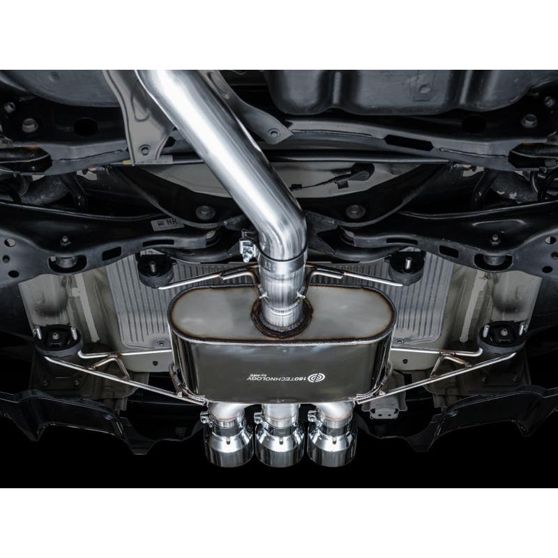 AWE Tuning 2024 Acura Integra Type S DE5 FWD Touring Edition Exhaust w/ Triple Chrome Silver Tips-SR1 Performance