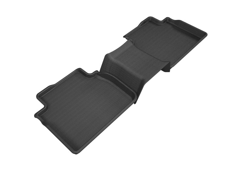 3D MAXpider 2018-2020 Toyota Camry Kagu 2nd Row Floormats - Black-SR1 Performance