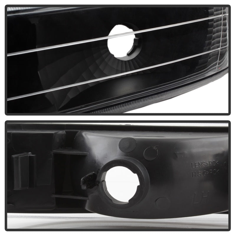 Xtune Chevy Silverado 99-02 Amber Reflector Bumper Lights Black CBL-JH-CS99-AM-BK-SR1 Performance
