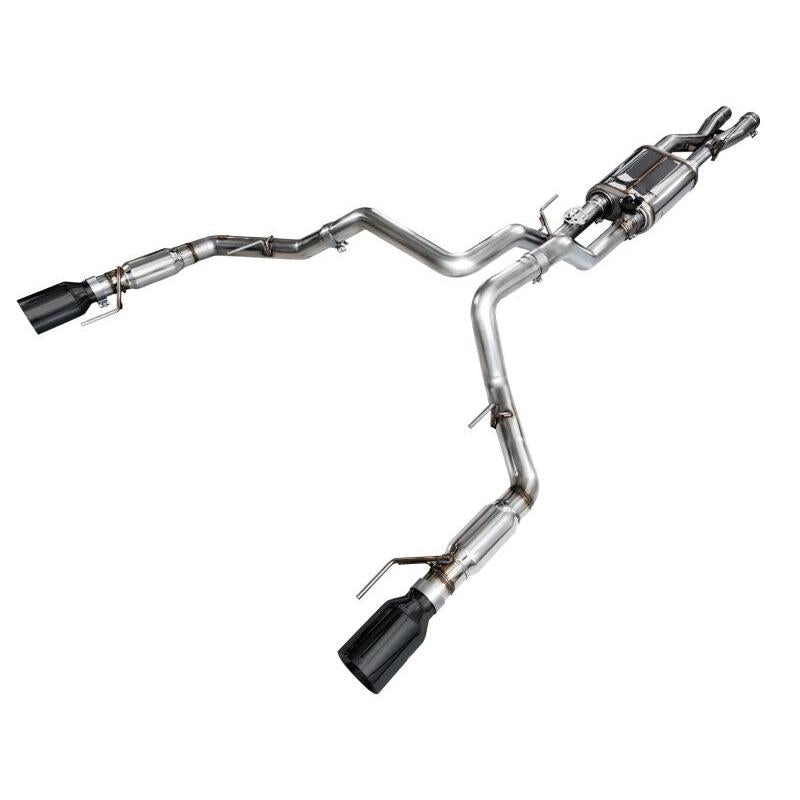 AWE Gen 3 Ford Raptor SwitchPath Exhaust - Diamond Black Tips-SR1 Performance