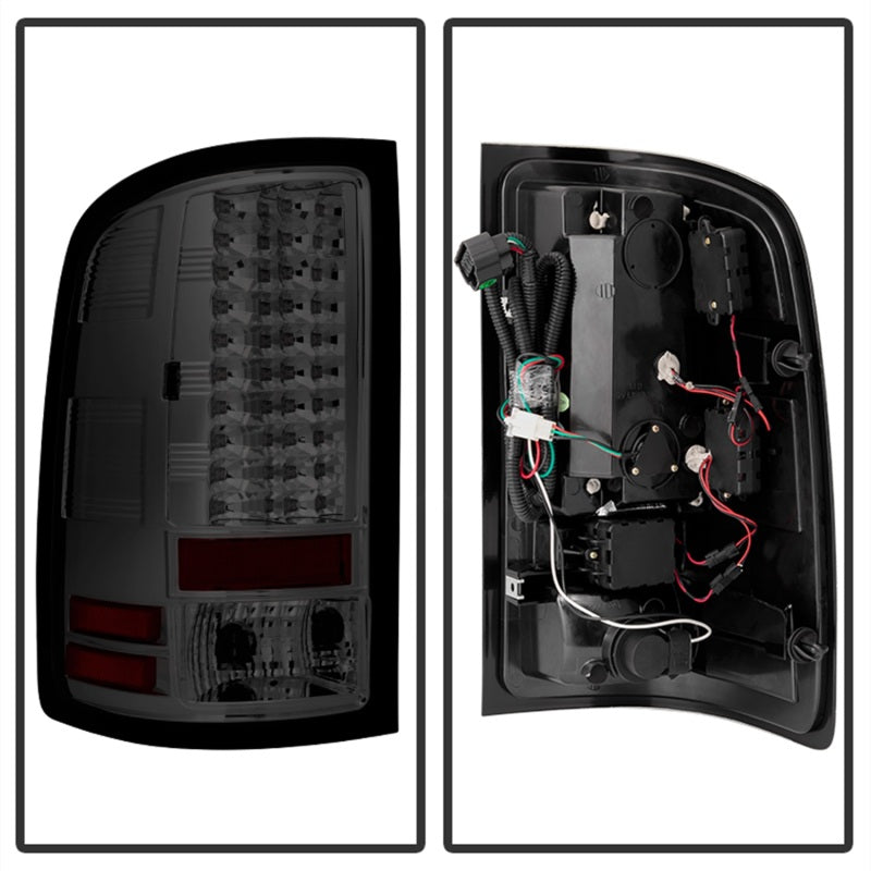 Spyder GMC Sierra 07-13 (Not fit 3500 Dually 4 Rear Wheels)LED Tail Lights Smoke ALT-YD-GS07-LED-SM-SR1 Performance