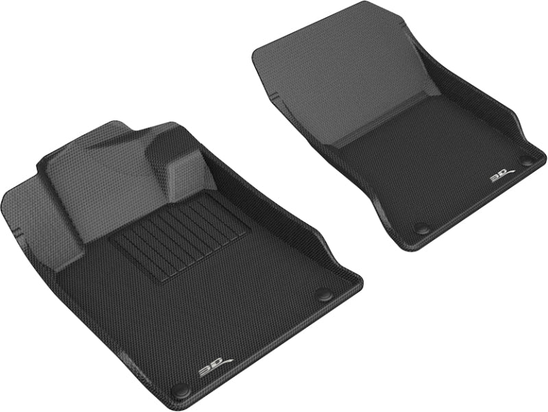 3D MAXpider 2019-2019 Nissan Altima Kagu 1st Row Floormat - Black-SR1 Performance