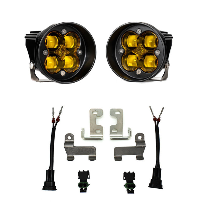 Baja Designs 2016+ Toyota RAV4 Squadron Fog Light Pocket Kit -Amber-SR1 Performance