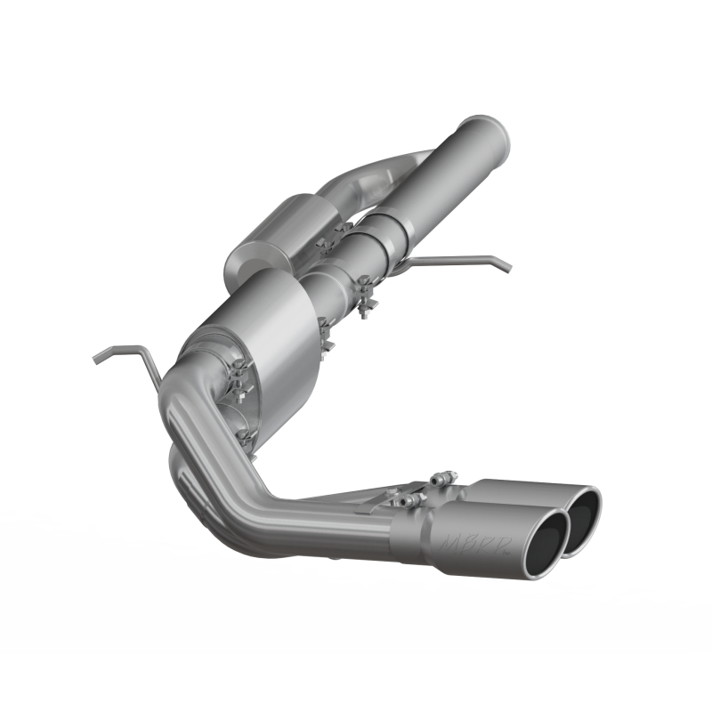 MBRP 09+ Chevrolet Silverado 1500 4.3L 3in Pre-Axle Dual Outlet Cat Back - T409-SR1 Performance