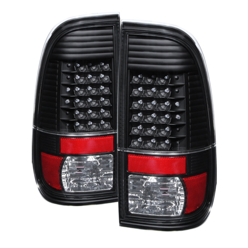Xtune Ford Super Duty 08-15 LED Tail Lights Black ALT-JH-FS08-LED-BK-SR1 Performance