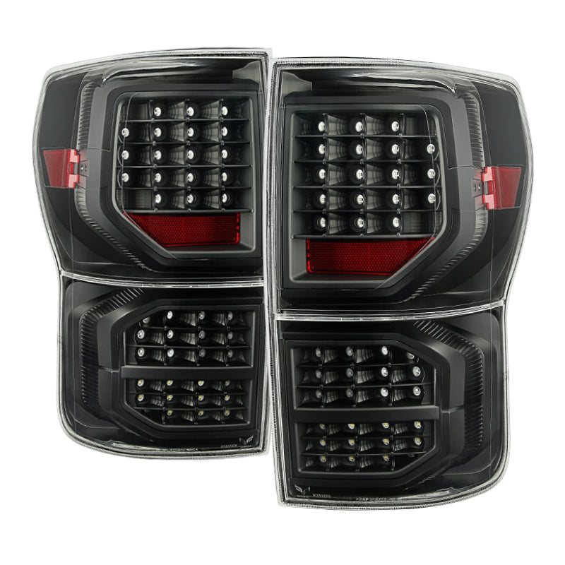Xtune Toyota Tundra 07-13 LED Tail Lights Black ALT-JH-TTU07-LED-G2-BK-SR1 Performance