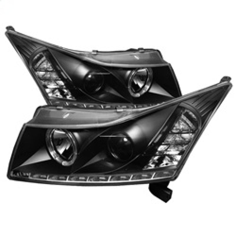 Spyder Chevy Cruze 11-14 Projector Headlights LED Halo -DRL Blk High H1 Low H7 PRO-YD-CCRZ11-DRL-BK-SR1 Performance