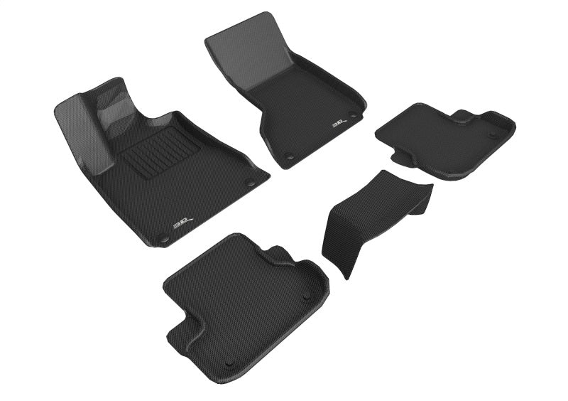 3D Maxpider 13-18 Maserati Ghibli Kagu Floor Mat- Black R1 R2-SR1 Performance