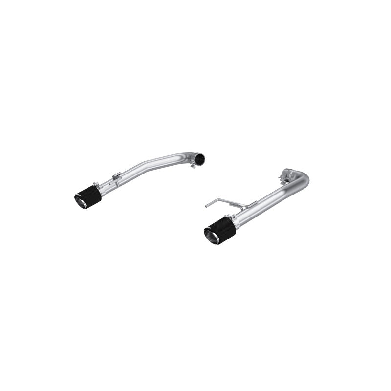 MBRP 15-17 Ford Mustang GT 5.0L T304 Stainless Steel 2.5in Axle-Back with Carbon Fiber Tips-SR1 Performance
