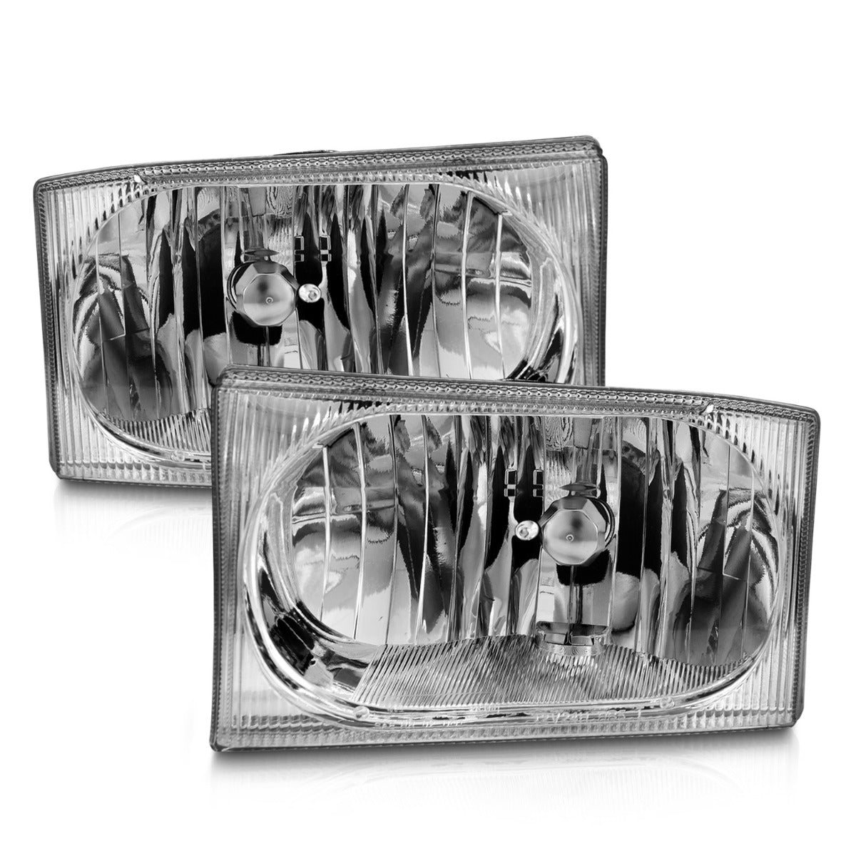 FORD RANGER 93-97 CRYSTAL HEADLIGHTS CHROME