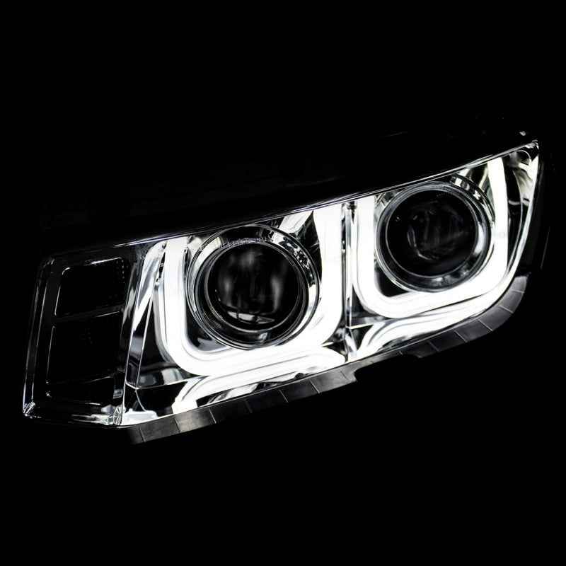 ANZO 2014-2015 Chevrolet Camaro Projector Headlights w/ U-Bar Chrome-SR1 Performance