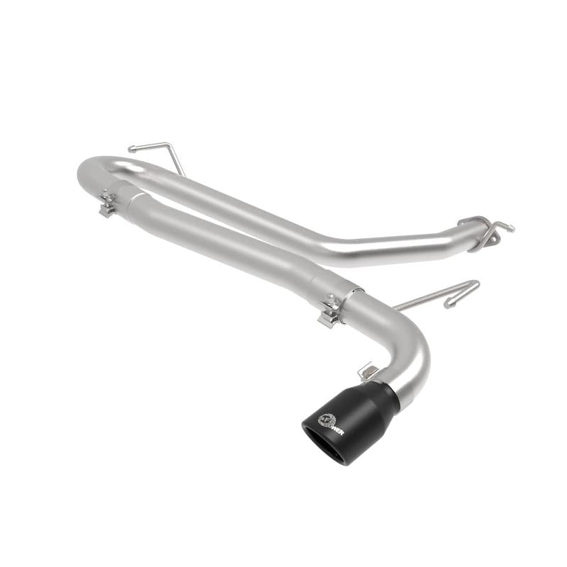 aFe Takeda 2.5in 304 SS Axle-Back Exhaust w/o Muffler w/BlackTips 18-22 Hyundai Kona L4-1.6L (t) AWD-SR1 Performance