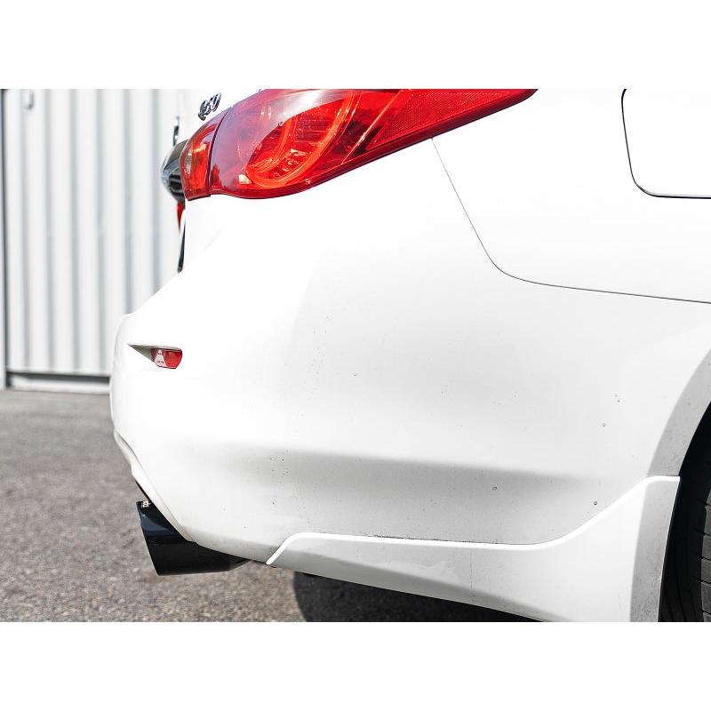 aFe Takeda 2.5in 304 SS Cat-Back Exhaust System w/ Black Tips 16-18 Infiniti Q50 V6-3.0L (tt)-SR1 Performance