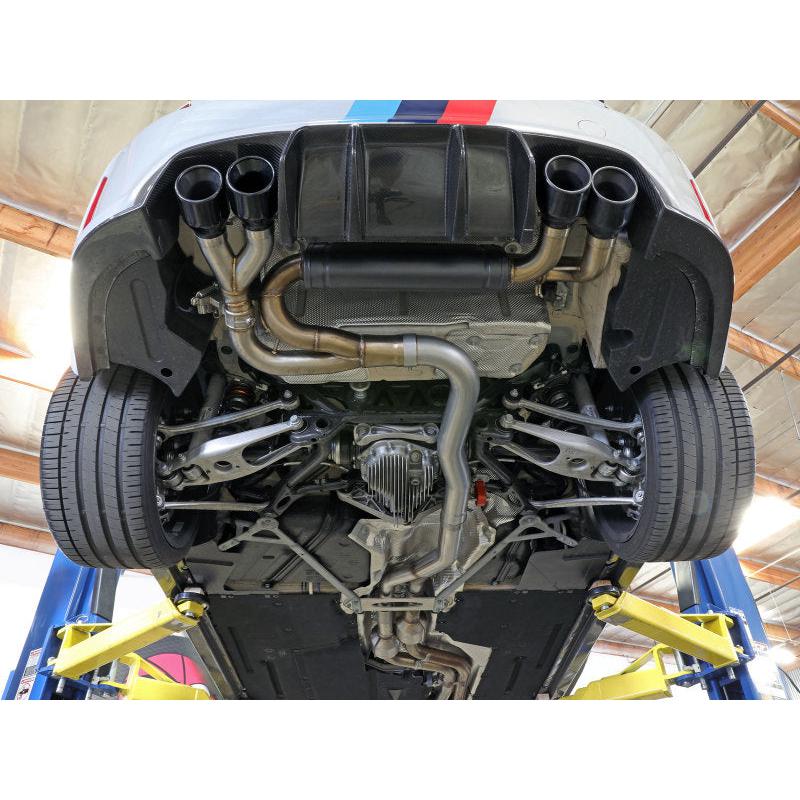 aFe MACHForce XP Exhausts Cat-Back SS 19-21 BMW M2 Competition L6-3.0L w/Black Tips-SR1 Performance