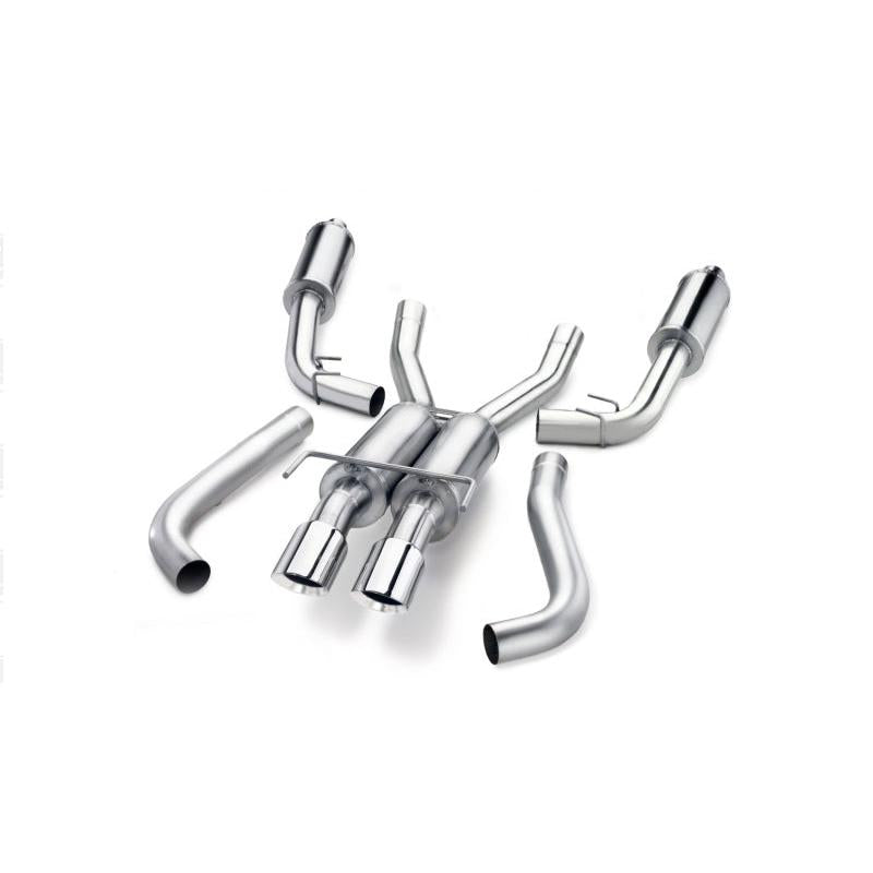 Corsa 1996-2002 Dodge Viper GTS 8.0L V10 Polished Sport Cat-Back Exhaust w/ 2.5in Inlet-SR1 Performance