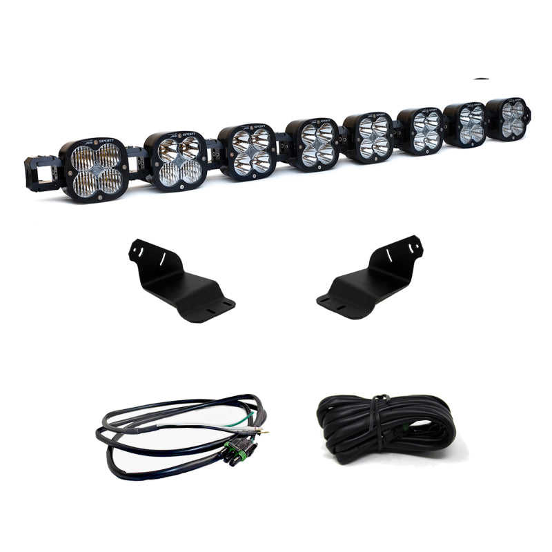 Baja Designs 2021+ Ford Bronco Roof Light Bar Kit 8 XL Linkable w/Upfitter-SR1 Performance