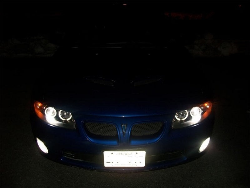 Spyder Pontiac GTO 04-06 Projector Headlights LED Halo LED Black High H1 Low H1 PRO-YD-PGTO04-HL-BK-SR1 Performance