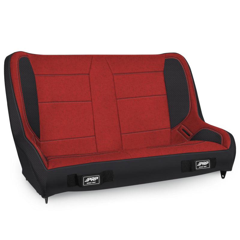PRP Jeep Wrangler TJ/LJ/JK Elite Series Rear Bench- Red-SR1 Performance