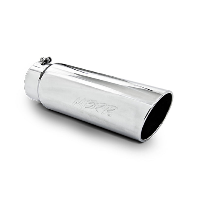 MBRP Universal Tip 6in OD Angled Rolled End 5in Inlet 18in Lgth T304 Exhaust-SR1 Performance
