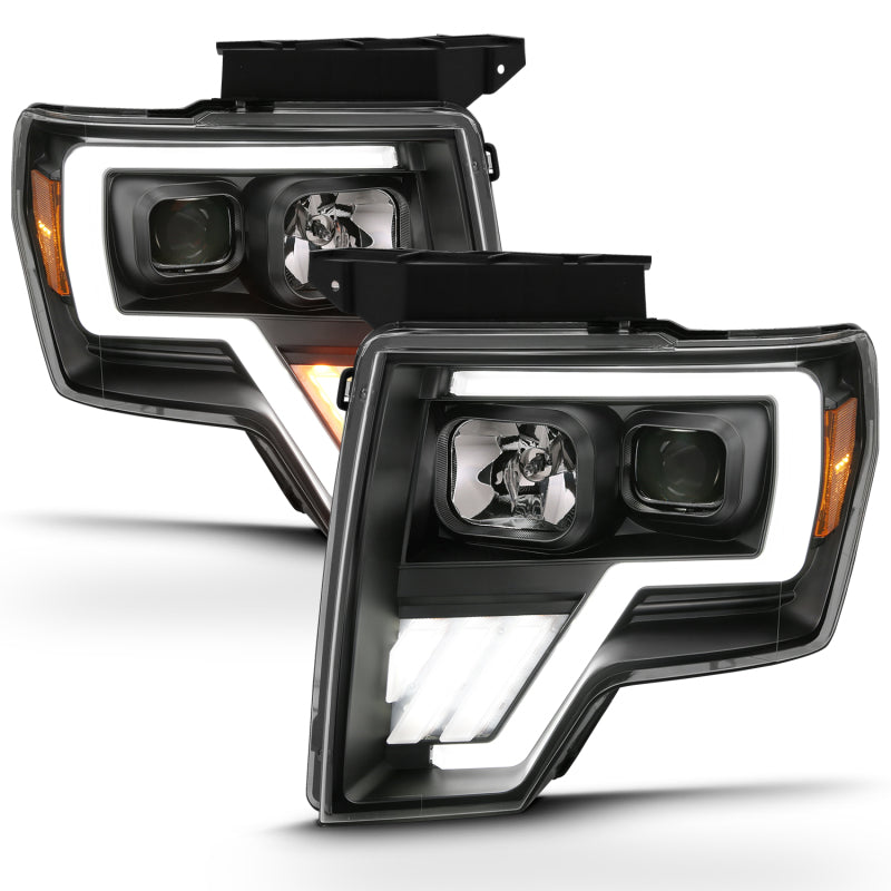 ANZO 2009-2013 Ford F-150 Projector Light Bar G4 Switchback H.L.Black Amber-SR1 Performance