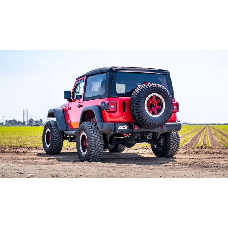 Borla 18-20 Jeep Wrangler 3.6L AT/MT 4WD 2DR S-Type Cat-back-SR1 Performance