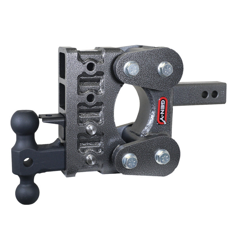 Gen-Y The Boss Torsion-Flex 2-Inch Shank, 5-Inch Drop, 16,000 lbs Towing Capacity with Dual-Ball and Pintle Lock
