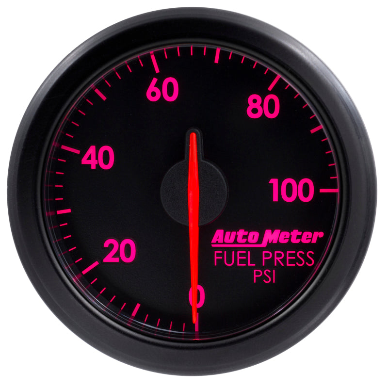 Autometer Airdrive 2-1/6in Fuel Pressure Gauge 0-100 PSI - Black-SR1 Performance