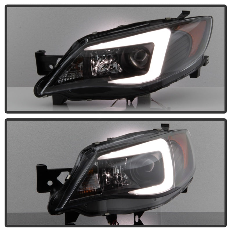 Spyder Subaru WRX 08-09 Projector Headlights - HID Model Only - Black PRO-YD-SWRX08-HID-LBDRL-BK-SR1 Performance