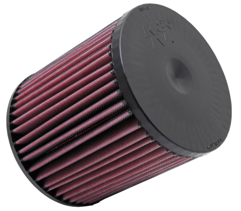 K&N Replacement Round Straight Universal Air Filter for 2010-2015 Audi A8 2.0L/2.5L/3.0L/4.0L/4.2L-SR1 Performance