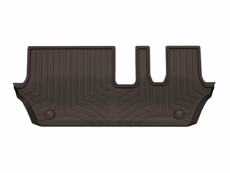 WeatherTech FloorLiner DigitalFit for Infiniti QX80 / Nissan Armada Second Row, Cocoa - Part #4719055