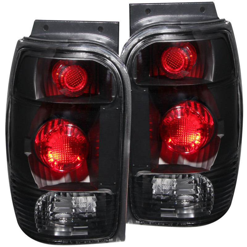 ANZO 1998-2001 Ford Explorer Taillights Black-SR1 Performance